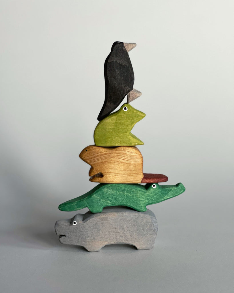 Handcrafted wooden figures