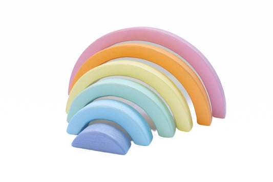 Regenbogen in Pastellfarben