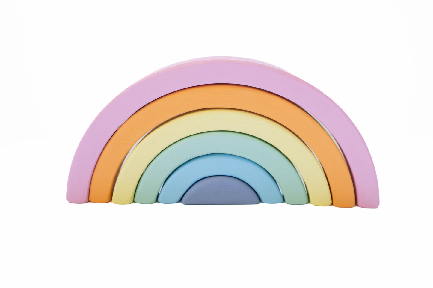 Regenbogen in Pastellfarben