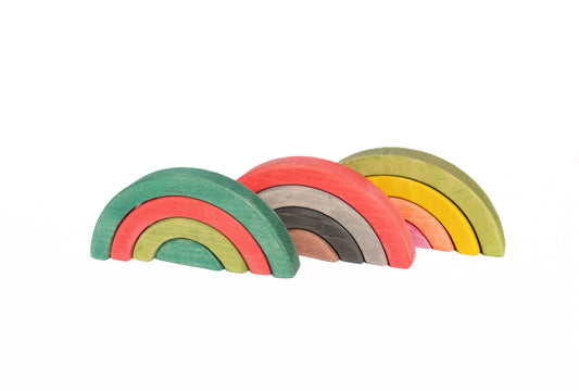 3er-Set kleine Regenbögen