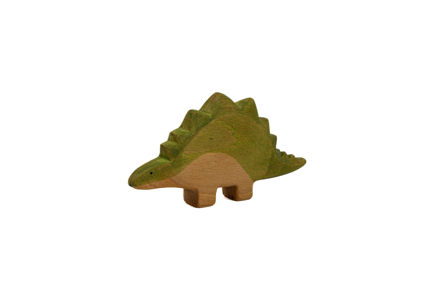 Stegosaurus in grüner Farbe