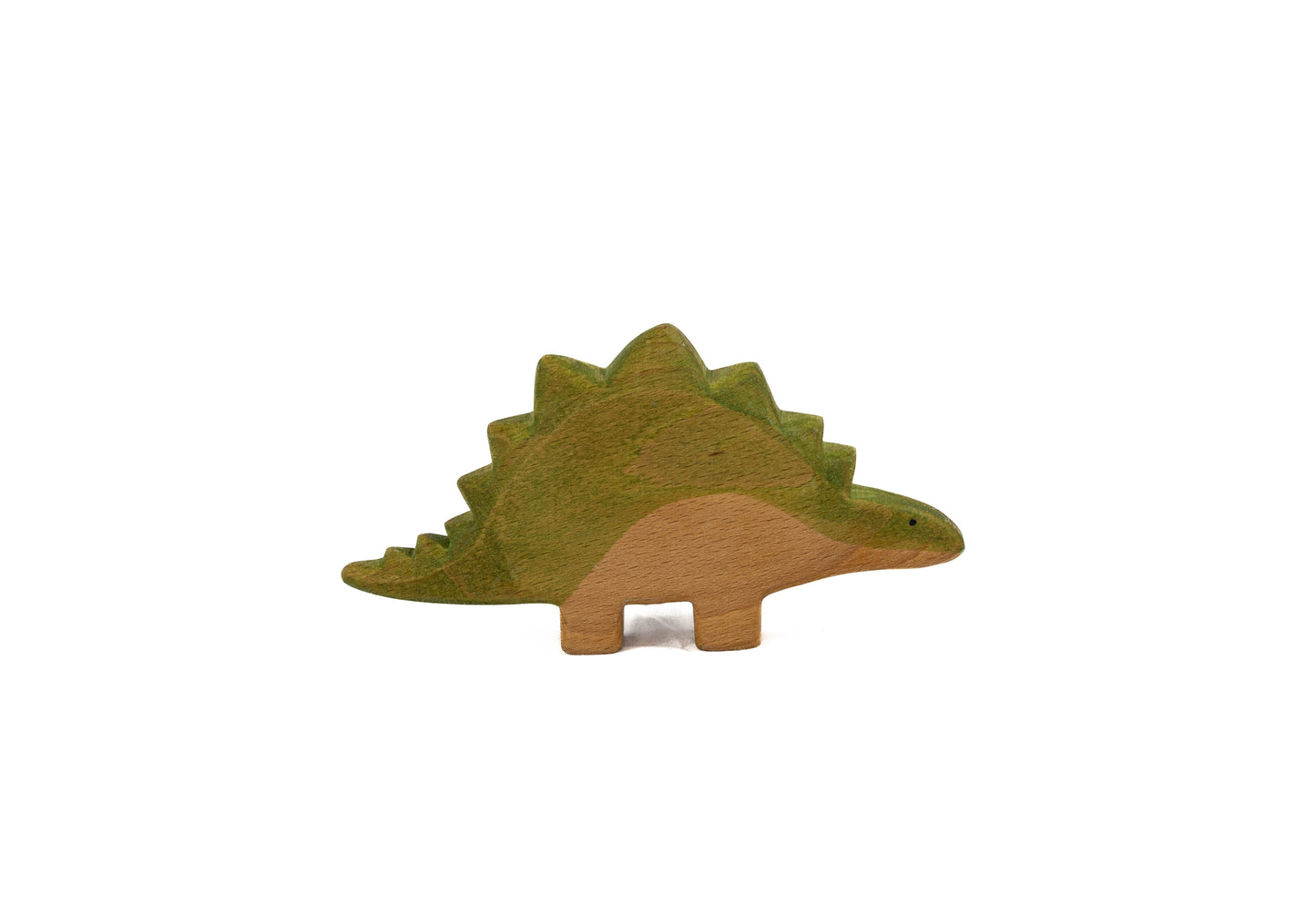 Stegosaurus in grüner Farbe