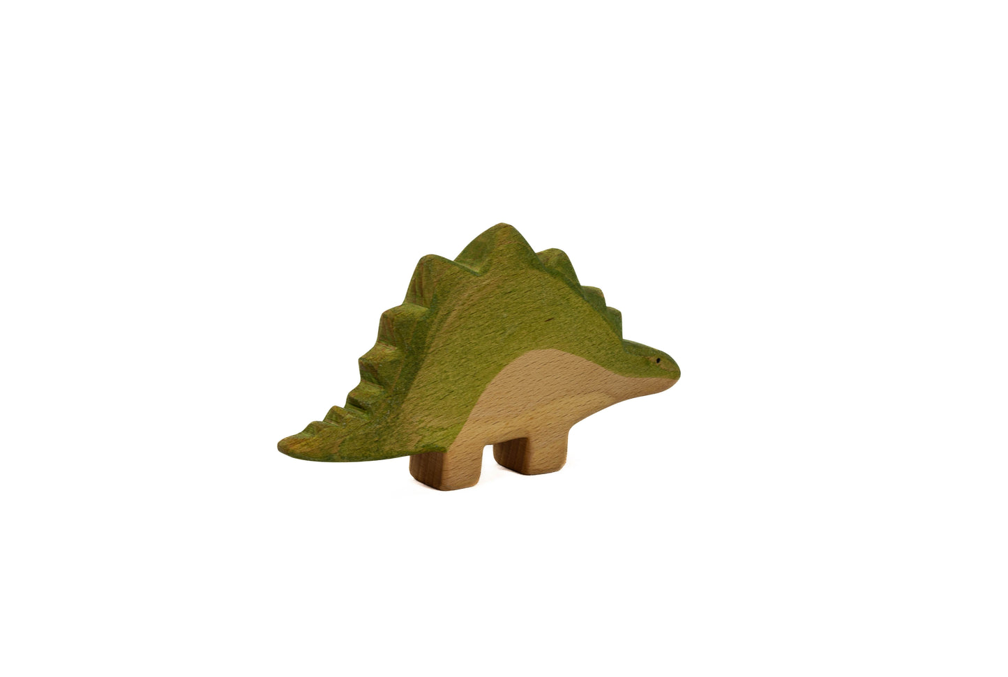 Stegosaurus in grüner Farbe